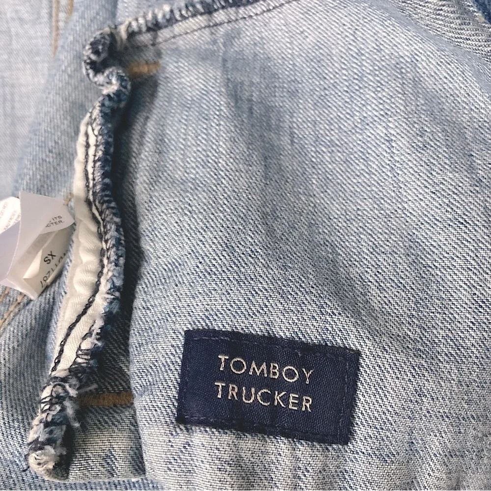 Lucky Brand Tomboy trucker denim jean jacket coat iconic American aesthetic must - Picture 6 of 6